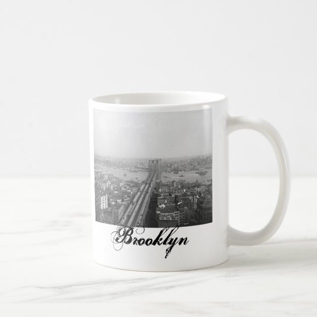 Café Caneca 1901 da ponte de Brooklyn NY (Direita)