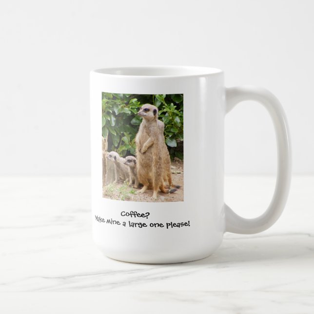 Café Caneca a grande de Meerkat (Direita)