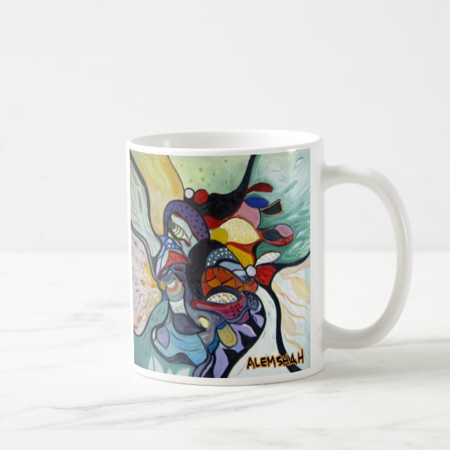 Café Caneca abstrata de Alemshah - subaquática (Direita)