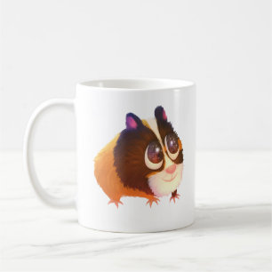 Café Caneca adorável de porquinho-da-índia