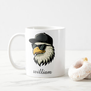 Café Caneca Águia Personalizada para Fã de Futebol Ca