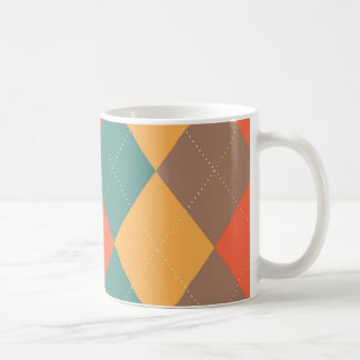 Café Caneca alaranjada azul brilhante de Argyle