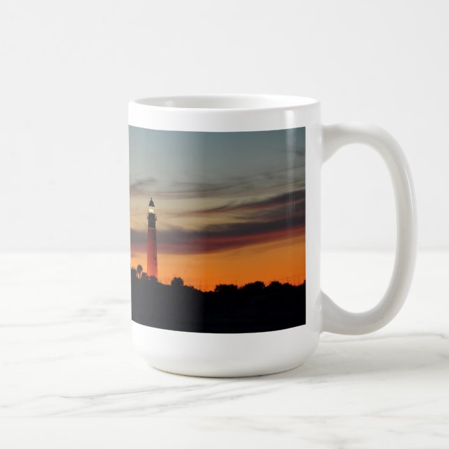 Café Caneca alaranjada de FL do céu do sorvete do farol (Direita)