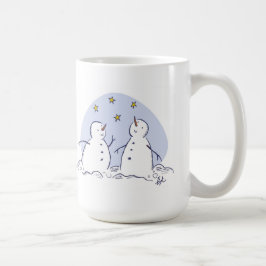 Café Caneca alegre de Snowfolk