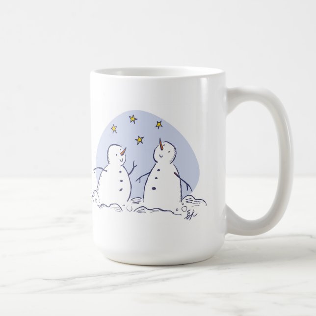 Café Caneca alegre de Snowfolk (Direita)
