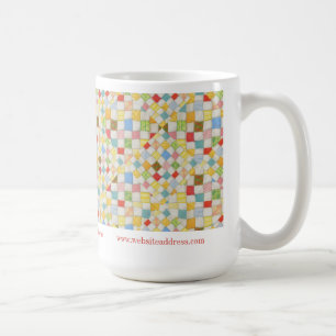 CAFÉ CANECA ALTA BRANCA ID DE NEGÓCIOS MOSAICO DE COLCH
