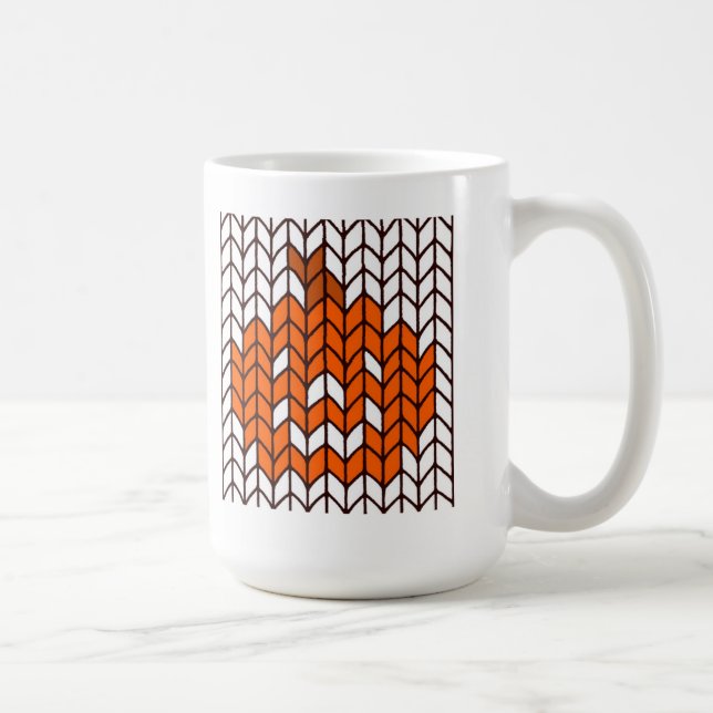 CAFÉ CANECA ALTA DE MALHA BRANCA COM JACK-O-LANTERN (Direita)