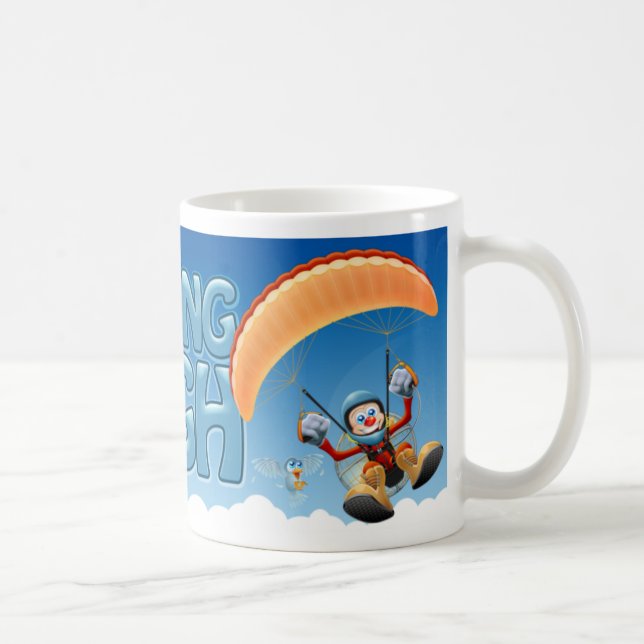 Café Caneca alta de voo de Paramotor (Direita)