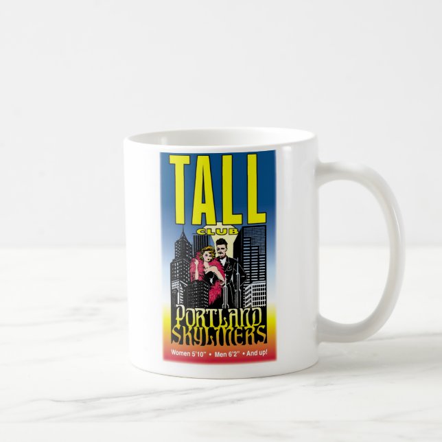 Café Caneca ALTA do clube de Portland Skyliners (Direita)