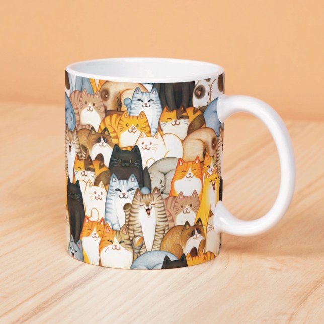 Café Caneca Amante de Gatos (Criador carregado)