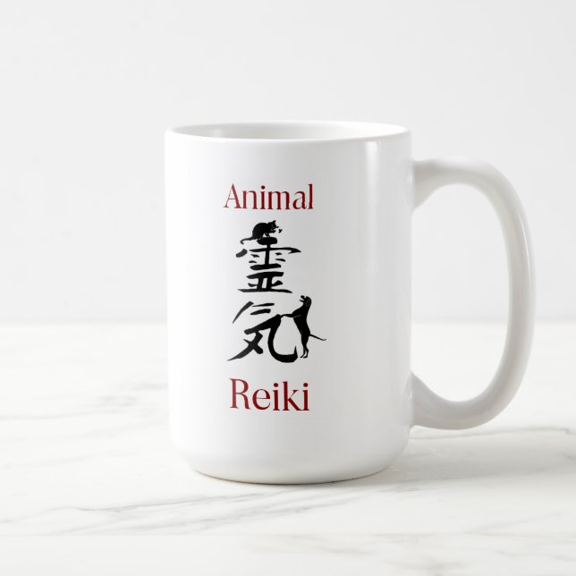 Café Caneca animal de Reiki (Direita)