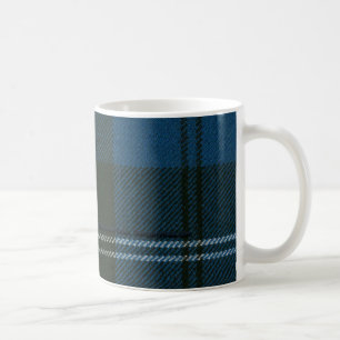 Café Caneca antiga azul do Tartan de Ramsay