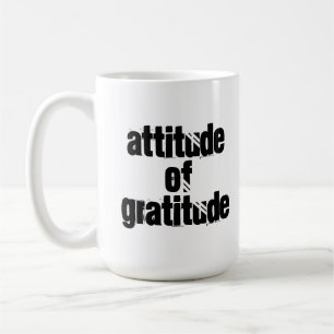 Café Caneca Atitude de Gratidão Limpo e Sóbrio 12 Passo