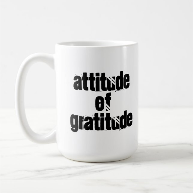 Café Caneca Atitude de Gratidão Limpo e Sóbrio 12 Passo (Esquerda)