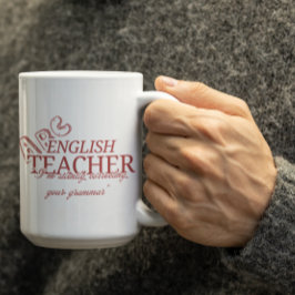 Café Caneca Atrevida Personalizável para Professores de