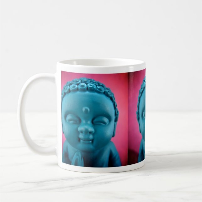Café Caneca azul de Buddha (Esquerda)
