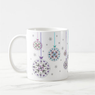 Café Caneca Baubles de Natal