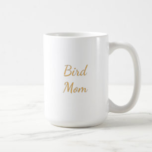 Café Caneca Bird Mom – Presente de Arte de Pássaros Pin