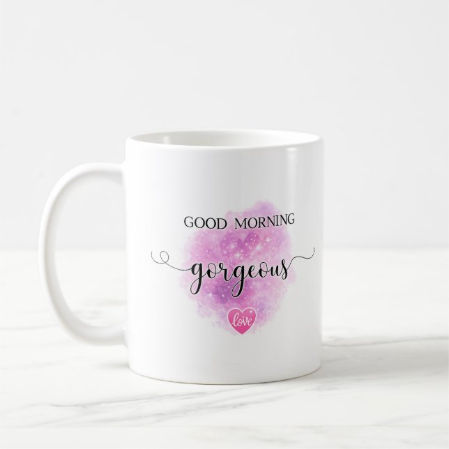 Café Caneca Bonita de Bom Dia Presente de Aniversário p (Esquerda)