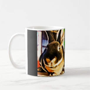 Café Caneca bonita do coelho de Rex
