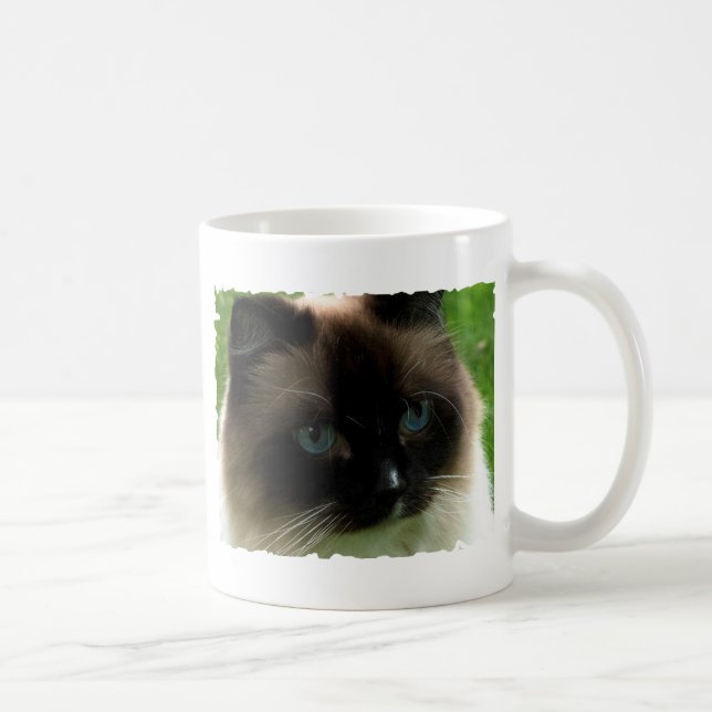 Café Caneca bonita do gato de Ragdoll (Direita)