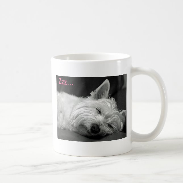 Café Caneca bonito do cão de Westie (montanhas (Direita)