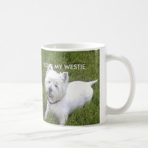 Café Caneca branca clássica branca de 11oz Westie