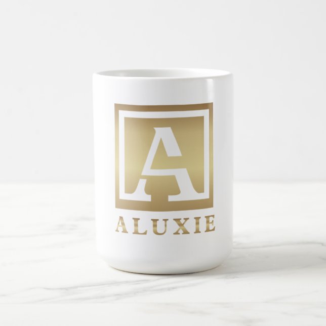 Café Caneca branca clássica de ALUXIE (Centro)