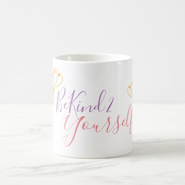 Café Caneca branca de "BeKind2Yourself" (Centro)