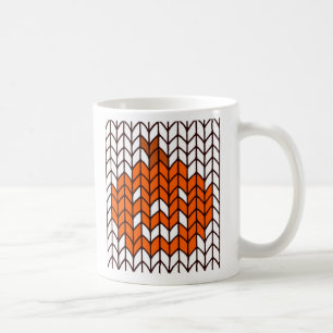 CAFÉ CANECA BRANCA DE MALHA JACK-O-LANTERN