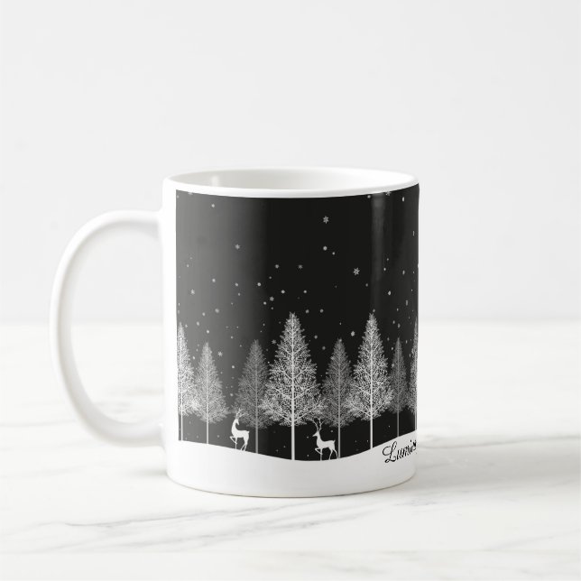 Café Caneca branca de Natal (Esquerda)