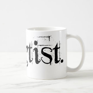 Café caneca branca do "artista" de 11 onças