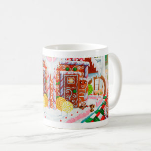 Café Caneca Branca SURPRESA DE BISCOITO DE NATAL