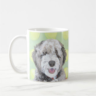 Café Caneca brilhante de Labradoodle