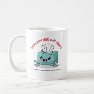 Café Caneca Caixa de Lenços Fofa Espero que Você Seja B