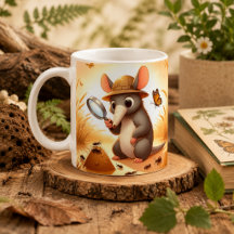 Caneca Caprichosa de Aardvark para Amantes de Anim