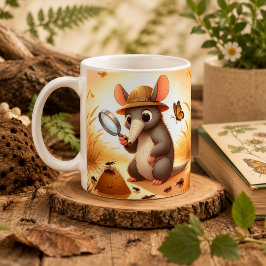 Café Caneca Caprichosa de Aardvark para Amantes de Anim