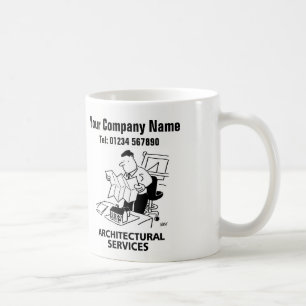 Café Caneca Cartoon de Serviços de Arquitetura