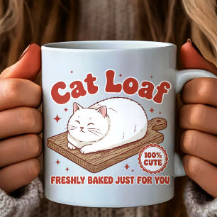 Café Caneca Cat Loaf, Meme de Gato Engraçado