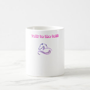 Café Caneca Cavalo de Cauda Falante