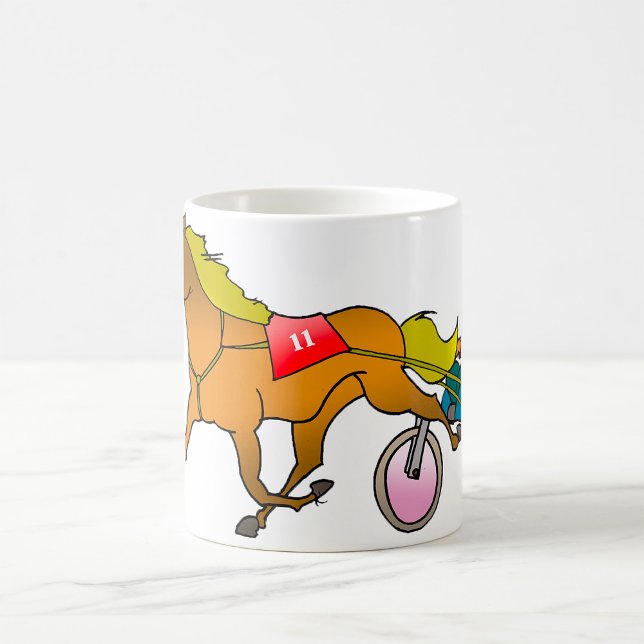 Café Caneca Cavalo De Corrida E Carruagem (Criador carregado)