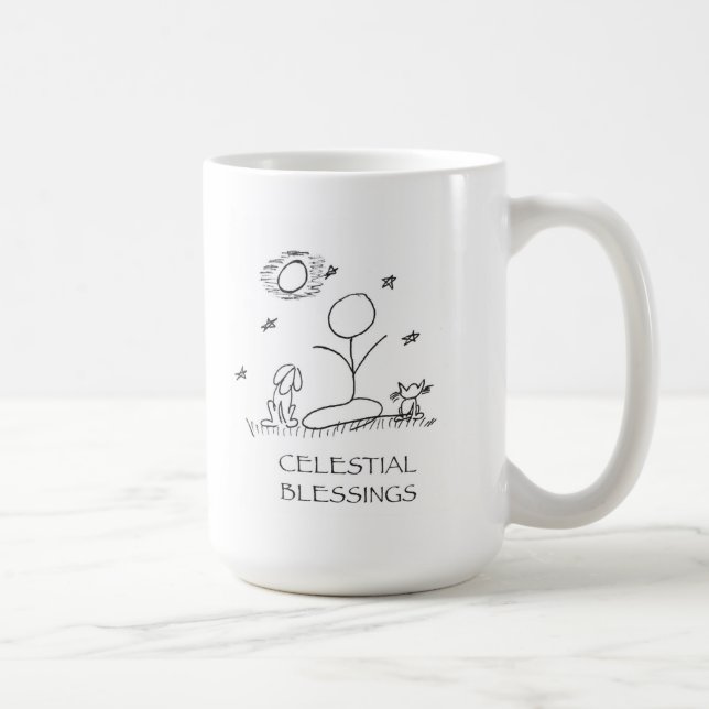 CAFÉ CANECA CELESTIAL DAS BÊNÇÃOS DE GURU DO BOLSO (Direita)