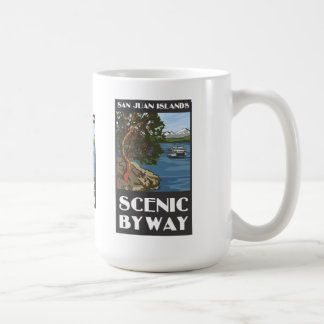 Café Caneca cénico do Byway das ilhas de San Juan