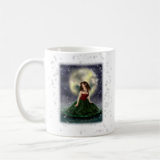 Café Caneca cerâmica de Fae da almofada de lírio