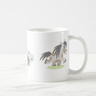 Café Caneca cinzenta de rolamento do pônei