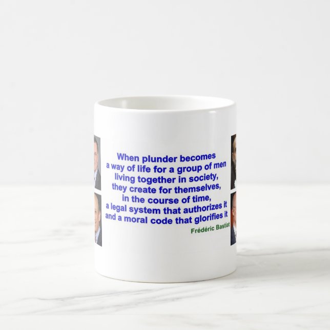 Café Caneca - citações de Frederic Bastiat sobre a (Centro)