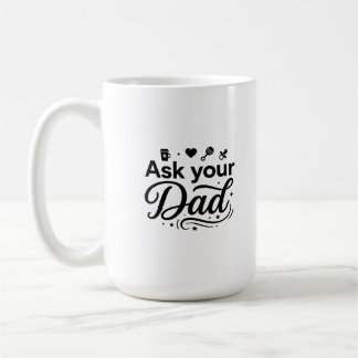 Café Caneca Clássica 15 oz Citação Divertida Vida de Mã