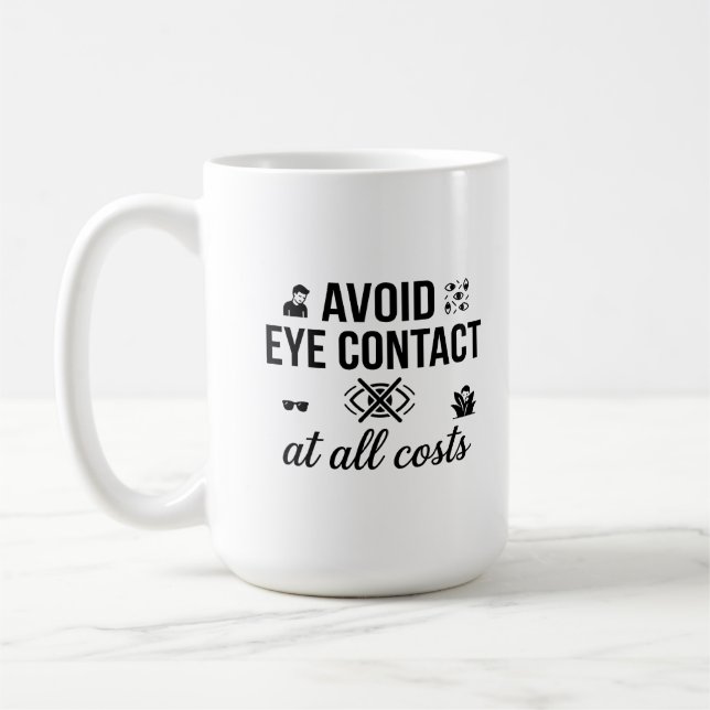 Café Caneca Clássica 15 oz - Custo do Chá de Evitar Con (Esquerda)