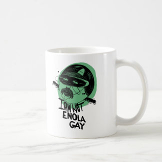 Café Caneca clássica alegre de Enola - verde
