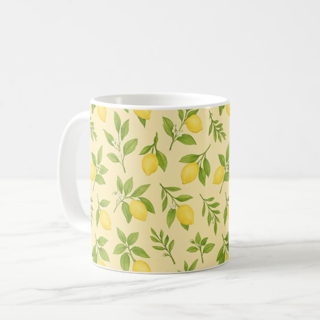 Café Caneca Clássica Botânica de Limão (Frente Esquerda)